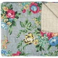 thumbnail image 4 of 50" x 70" Multicolored, Traditional, Kantha - Throw, 4 of 5
