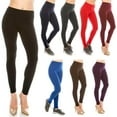 thumbnail image 3 of Eevee High Waisted Women's Yoga Patterned and Solid Colored Leggings - One Size Black, 3 of 5