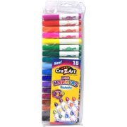 Angle View: Cra-Z-art Mini Broadline Markers, 18-count (10009-24)