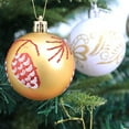 thumbnail image 4 of 8Pcs Christmas Tree Color Ball Color Drawing Shatterproof Boxed Glitter Multi-styles Scene Layout Lanyard Xmas Party Decor Hanging Ball Pendant for Festival, 4 of 8