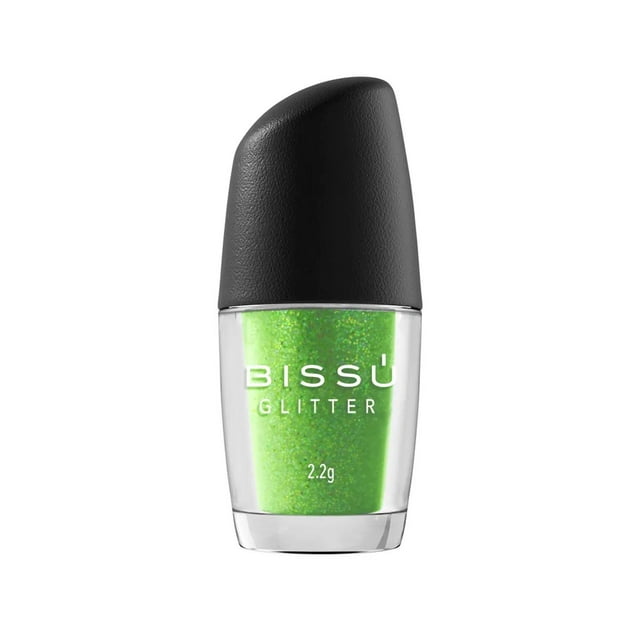 Glitter para rostro Varios tonos Bissu 2.2 g verde lima