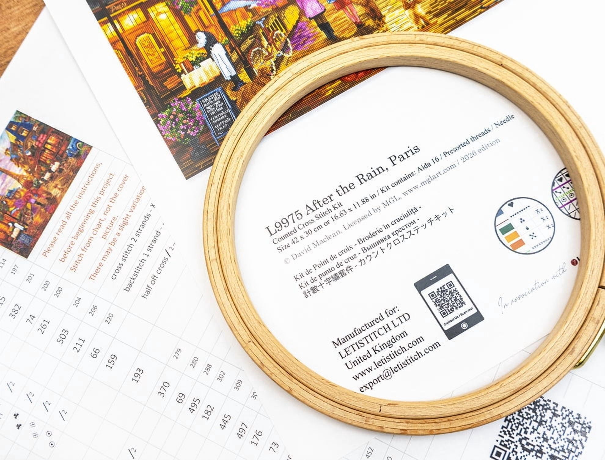 After the Rain, Paris L9975 Counted Cross Stitch Kit