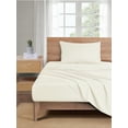 thumbnail image 2 of Mainstays Basic Value Microfiber Bed Sheet Set, Vanilla Dream, Twin-XL, 3 Piece, 2 of 7