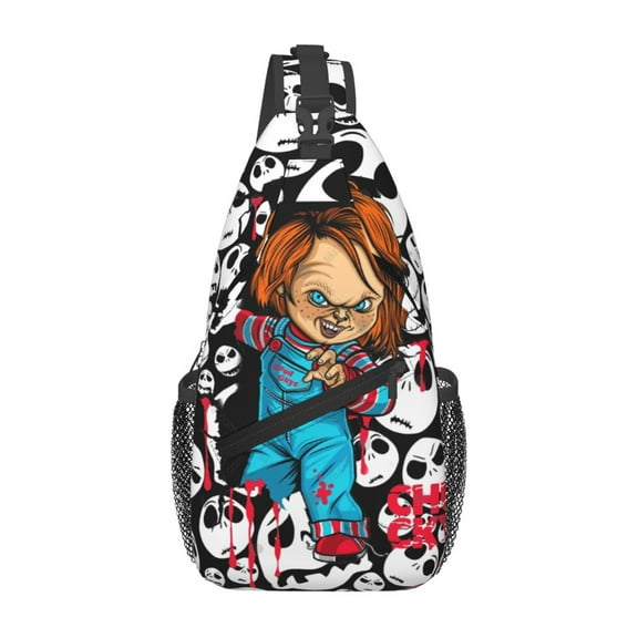 Chucky Sling Bag Crossbody Sling Backpack Chest Bag Daypack Purses Shoulder Bag For Women Men Travel Hiking