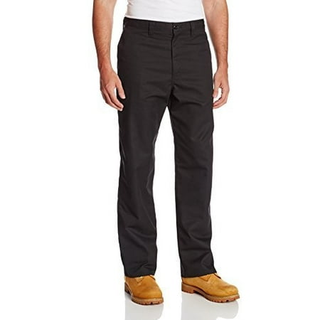 Dickies - Dickies Men's 7.75 oz. Industrial Flat Front Pant - BLACK _32 - 32 - Walmart.com