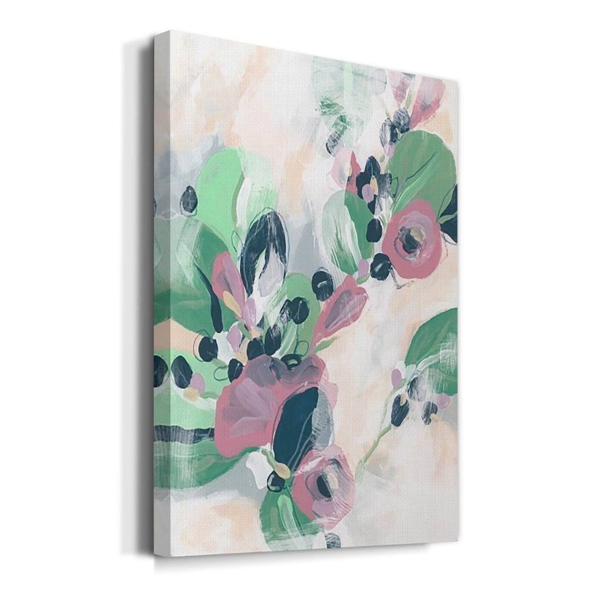 Tropical Branch Fresco II Premium Gallery Wrapped Canvas - Ready to Hang