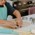 thumbnail image 5 of Classic Kids Baking Set, 44-Piece Bakeware Kit with Silicone & Stainless Steel Tools, Apron, Mixing Bowl, Cookie Cutters & Recipes, 5 of 5