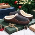 thumbnail image 3 of RockDove Men's Colton Sherpa Lined Clog Slipper, 3 of 7