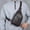 Brown, variant on 11.81x5.9IN Men's Leather Chest Bag, Multi-Pocket Crossbody Sling Bag, Portable Sports Chest Bag for Travel, Work & Outdoor Activities