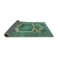thumbnail image 2 of Ahgly Company Indoor Rectangle Persian Turquoise Blue Traditional Area Rugs, 6' x 9', 2 of 4