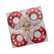 thumbnail image 5 of Adornos de donut navideños Strade Fareast Limited 4 piezas 2,7 pulgadas Rojo, 5 of 8