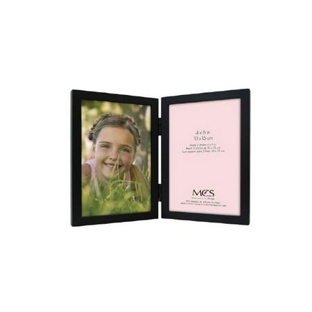 Double Photo Frame - MCS Willow Wood Double Vertical Picture Frame For 4x6