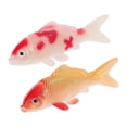 thumbnail image 4 of Realistic Goldfish Models For Aquariums Lifelike Floating Koi Fish Decor Adorable Plastic Fish Statues For Reptile Tanks, 4 of 5