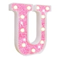 thumbnail image 1 of CNKOO Warm White Alphabet Light Led Letter Light Sparkling Led Glitter Alphabet Sign Hanging Hole Night Light for Party Wedding, 1 of 5
