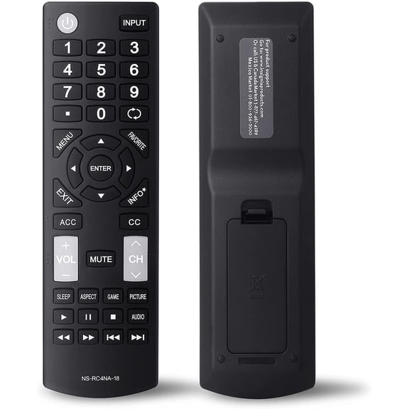 Universal Remote Control Replacement Fit for All Insignia LED-LCD HDTV TVs