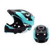 Casco de ciclismo de una pieza para niños con mentonera Equipo de equitación extraíble