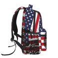 thumbnail image 4 of KLL USA Vintage Flag Tractor Print Casual Backpack for Men Women,Travel Casual Backpack Outdoor Activities Bag Daypack for Travel Hiking Shopping Daily, 4 of 5