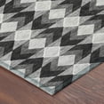 thumbnail image 3 of Addison Rugs Chantille Indoor/Outdoor Transitional Geometric Black Machine Washable Rectangle Rug, 10' x 14', 3 of 8