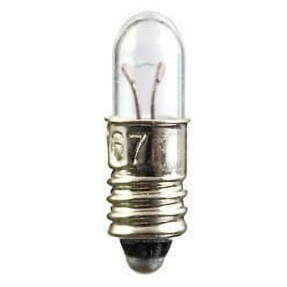 CEC Industries #1768 Bulbs, 6 V, 1.2 W, E5.5 Base, T-1.75 shape (Box of 10)