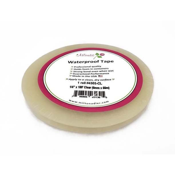 Clear Floral Tape 1/4"w 60 yrds