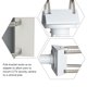 thumbnail image 2 of Adaptador de montaje en poste con soporte de hierro para monitoreo, montaje de cámara para soporte de seguridad, 2 of 6