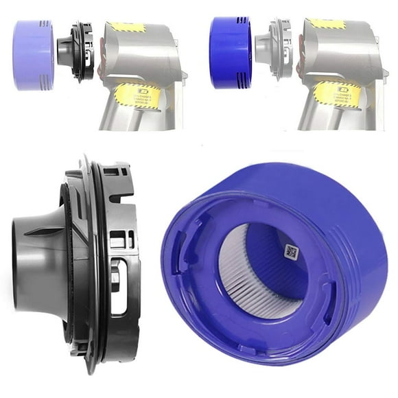 Couvercle Arrière de Moteur & Kit de Filtre Arrière pour Accessoires d'Aspirateur Dyson V7 V8