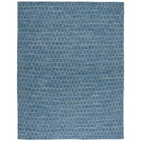 SAFAVIEH Kilim Ottoline Geometric Area Rug, Blue/Black, 8' x 10'