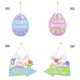 thumbnail image 3 of Style 1 Letrero de madera feliz Pascua, huevo de conejito de madera, bendiciones de Pascua, adorno colgante, 3 of 5