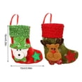 thumbnail image 4 of Ounissouiy Colgante de Navidad Atmósferas de vacaciones temáticas Árbol de Navidad Calcetín colgante Decoración Prop Bolsa de dulces Decoración de Kits de decoración para fiestas Tipo 1 Ounissouiy HA069121-01, 4 of 6