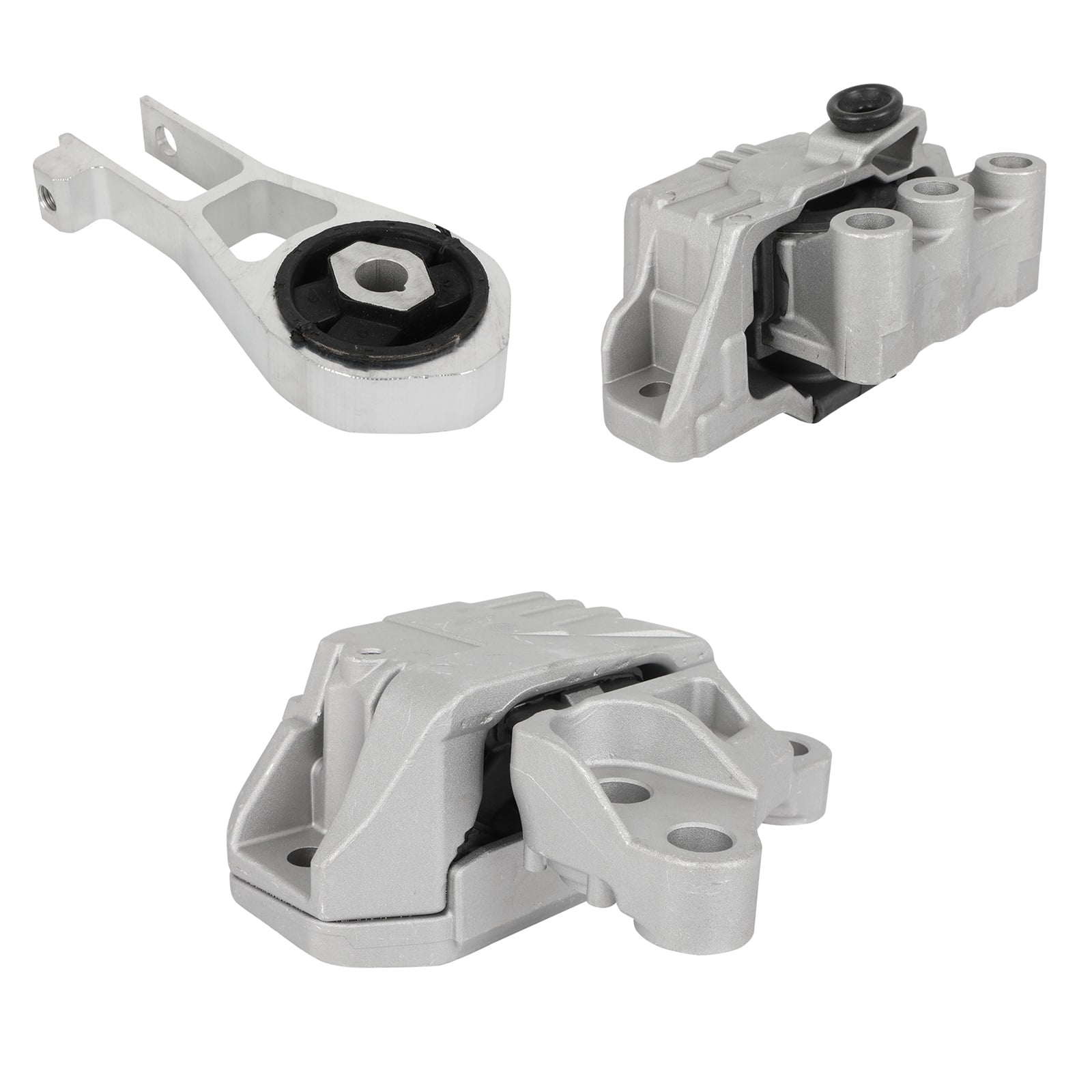 ECCPP Engine Motor Mount and Transmission Mount and Torque Strut Mount Set Fit For 2016-2018 Fiat 500X 2015-2020 Renegade 17-20 Compass 15-18 Ram promaster city 2.4L 68258599AA 68363755AA 68363756AA