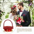 thumbnail image 3 of unbranded Canasta Roja Para Damas De Para Con Asa Y, 3 of 5