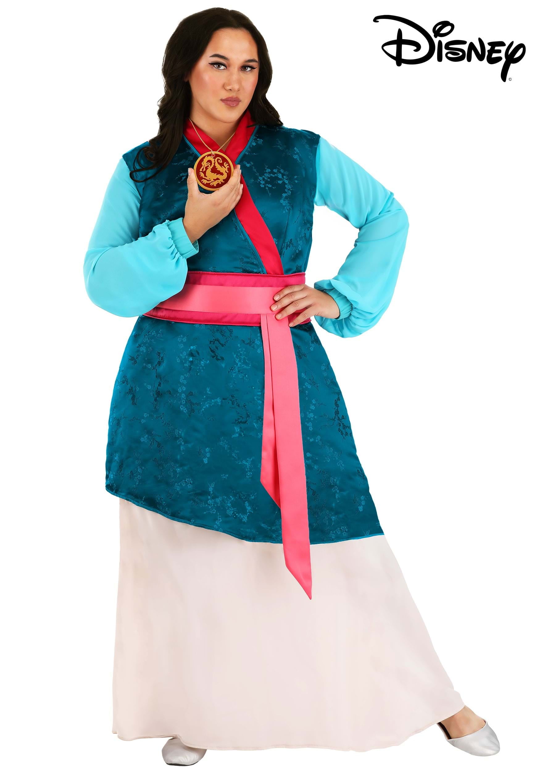 Plus Size Premium Disney Mulan Costume for Women Walmart