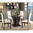 thumbnail image 3 of Furniture of America Longbotton Upholstered Dining Chairs - Set of 2, Gray, 3 of 4
