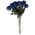 thumbnail image 1 of 10 rosas artificiales de imitación para decoración de bodas y hogares, 1 of 8