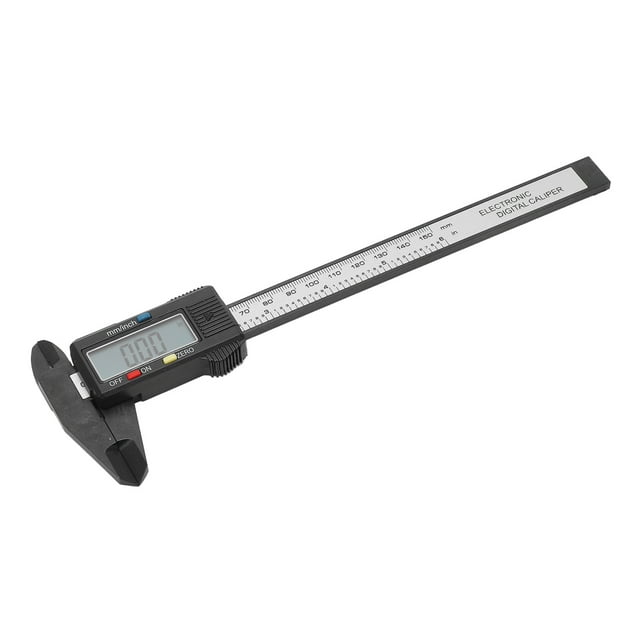 Calibrador Digital Electrónico, Calibre Digital Resolución De 0.01 Pulg. Rango De 0 A 6 Pulg. Pulgadas Milímetro PA66 Para Banco De Trabajo