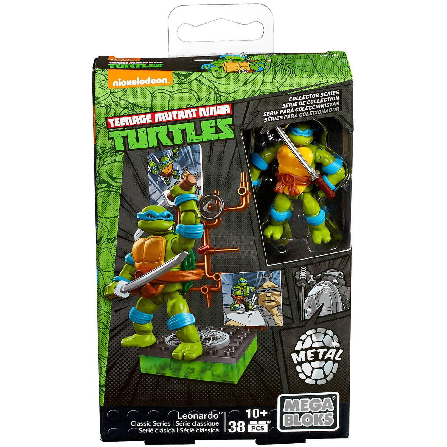 NEW Teenage Mutant Ninja Turtles Raph Mega Bloks Set Seesaw Stunt TMNT 