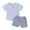 Blue, variant on Bagilaanoe 2pcs Toddler Baby Boy Shorts Set Short Sleeve Striped T Shirt Tops + Shorts 6M 12M 18M 24M 3T 4T Kids Casual Summer Clothes