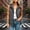 Gray, variant on Women's Casual Military Utility Vest Lightweight Sleeveless Drawstring Jackets with Pockets Army Green XL(XL)