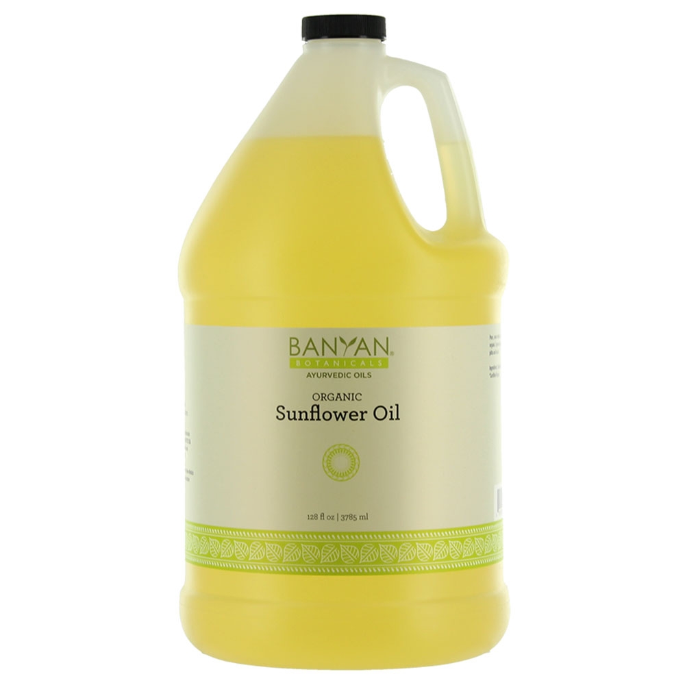 Banyan Botanicals Sunflower Oil Organic Expeller Pressed Sunflower Oil for Massage ­­ Smooth