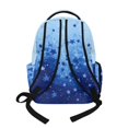 thumbnail image 2 of SCRAWLGOD Stars Pattern Blue Kids Backpack for Girls Boys 17 Inches Large Lightweight School Bag for Primary,Teenage & Elementary Students Bookbag, 2 of 7