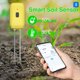 thumbnail image 3 of Tuya Smart Bluetooth Probador de Suelo Medidor de Temperatura y Humedad Termohigrómetro Impermeable Automatización de Jardines Riego, 3 of 5