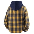 thumbnail image 4 of QHFBli Mens Flannel Hoodie Shirts Casual Button Down Plaid Shirt Jackets for Men Long Sleeve Stylish Hooded with Pocket, 4 of 4