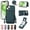 Green, variant on Designed for iPhone 14 Case with Card Holder Crossbody Lanyard Strap PU Leather RFID Blocking Wallet Case with Back Magnetic Clasp Flip Kickstand Heavy Duty Protective Cover,Pink