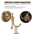 thumbnail image 4 of Wall-Mounted Coat, Hat & Bag Hook Antique Brass Bathroom Towel Hanger, 4 of 8
