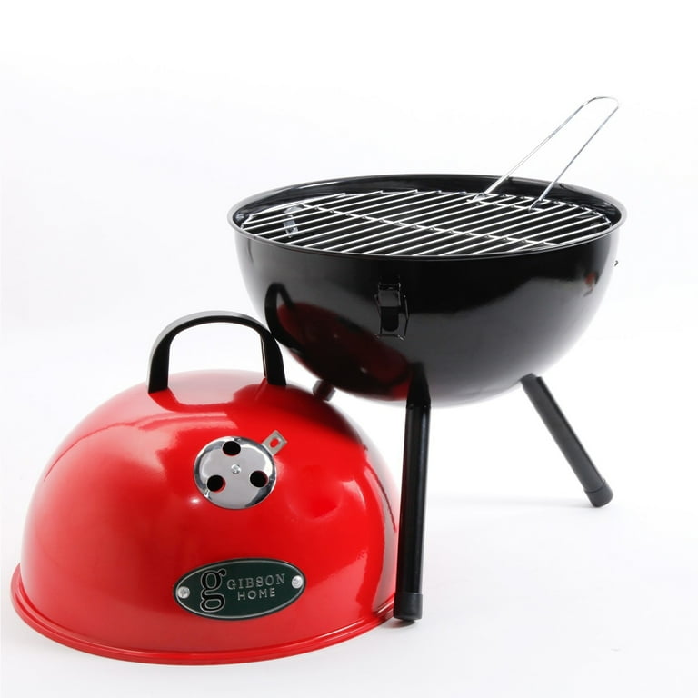 Gibson Home Kingston Portable BBQ Grill in Black