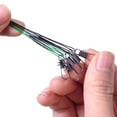 thumbnail image 3 of SPRING PARK 20Pcs Anti Bite Fishing Line Steel Wire Leader With Swivel Spinning Accessory Tool, 3 of 7