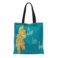 thumbnail image 1 of JSDART Canvas Tote Bag Inspirational Fall Gold Leaf Inspiration Unique Wall Maple Leaves Reusable Handbag Shoulder Grocery Shopping Bags, 1 of 1