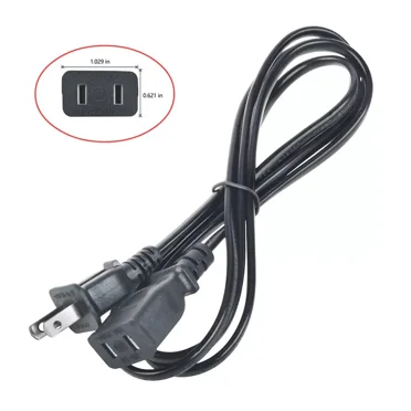 Onerbl 2-Prong AC in Charging Cord Compatible with MAXX J309 J309ES J5C09E 700 1000 Peak Amp Jump Starter Power Station Air Compressor Ever Start 700A 1000A 12V JumpStarter Charger Cable