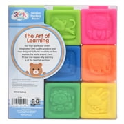 Spark Create Imagine Sensory Stacking Vinyl Blocks 9 Months+, 9 Pieces