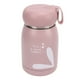 thumbnail image 1 of Taza aislante para niños, botella de agua aislada con patrón de conejo portátil de doble pared de 12oz para viajes, color rosa, 1 of 14